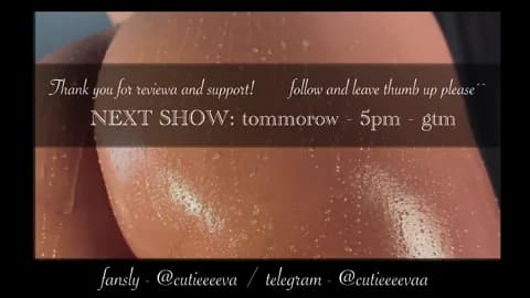 Premium: cutieeeeva HD (32 min) - February 21, 2026 20:39